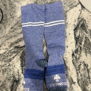Bombas Women Blue and White Socks
